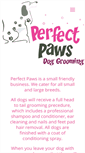 Mobile Screenshot of perfectpawsdoggrooming.co.uk